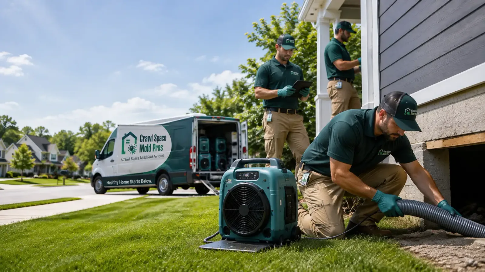 Crawl Space Mold Removal in Mcdonald, PA